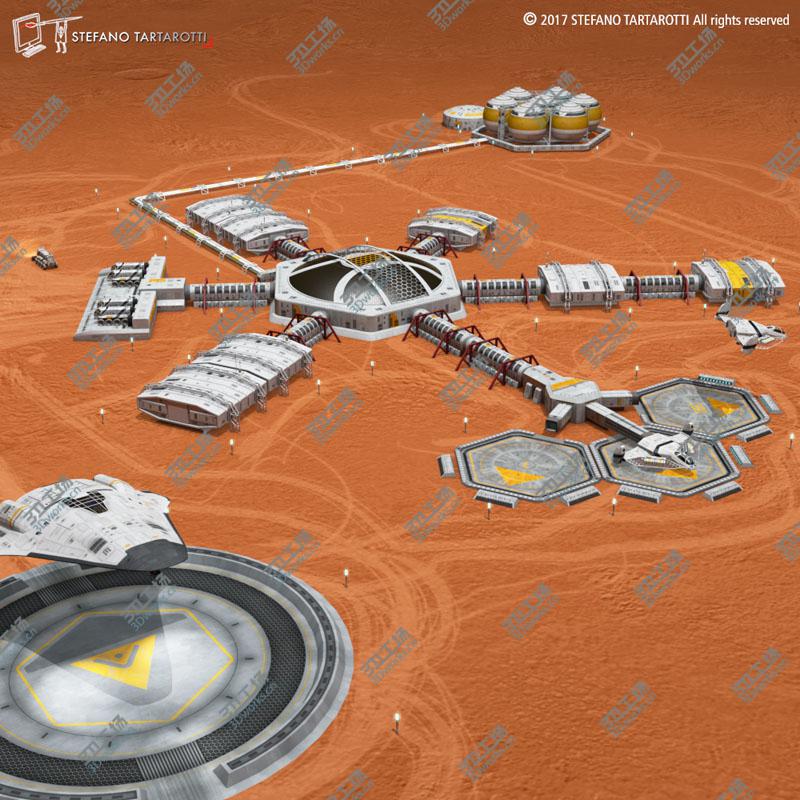 images/goods_img/2021040232/Moon or Mars Base 3D model/4.jpg